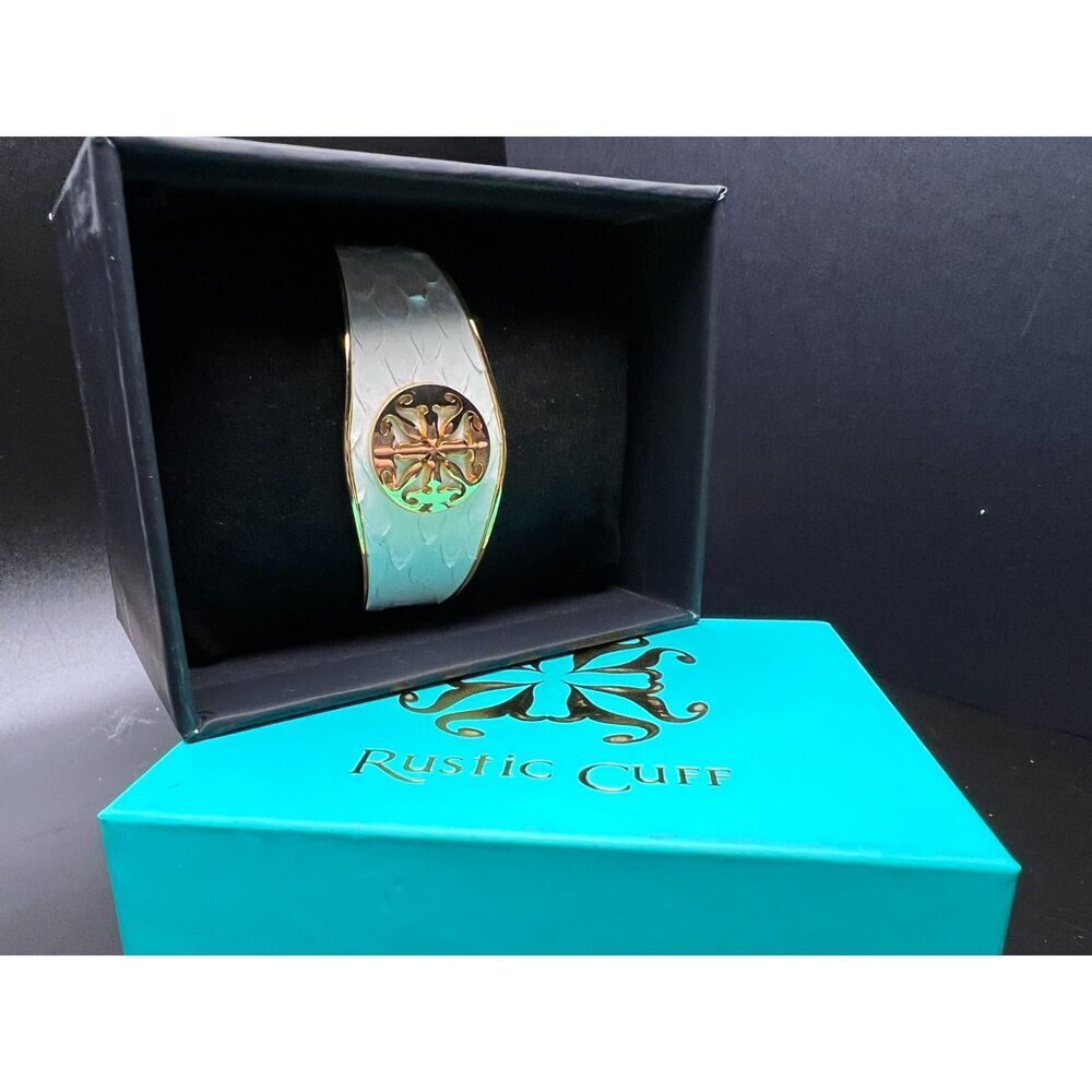 Rustic Cuff Faux Snake Bracelet